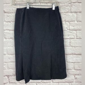 Carlisle Black Silk Vintage Pencil Skirt Size 6